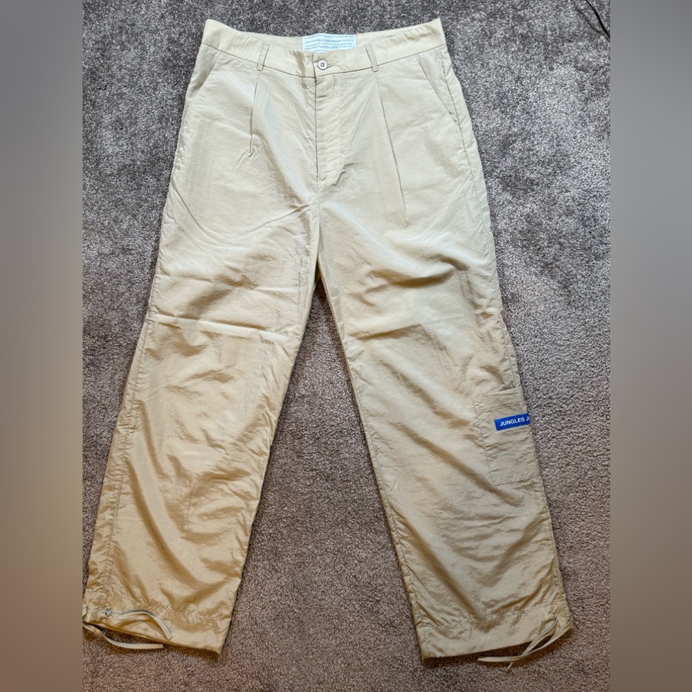 Jungles Pleated Nylon Pant